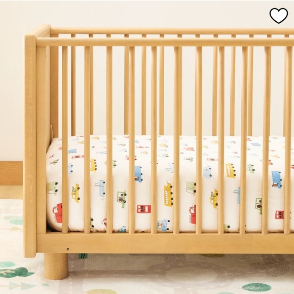 West Elm Kids Organic Carpool Critters Crib Fitted Sheet, Retail Price $45.00US - Picture 3 of 13